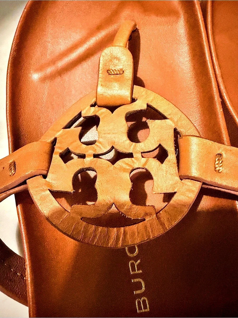 Tory Burch Miller Cloud Sandals Brown US 8.5